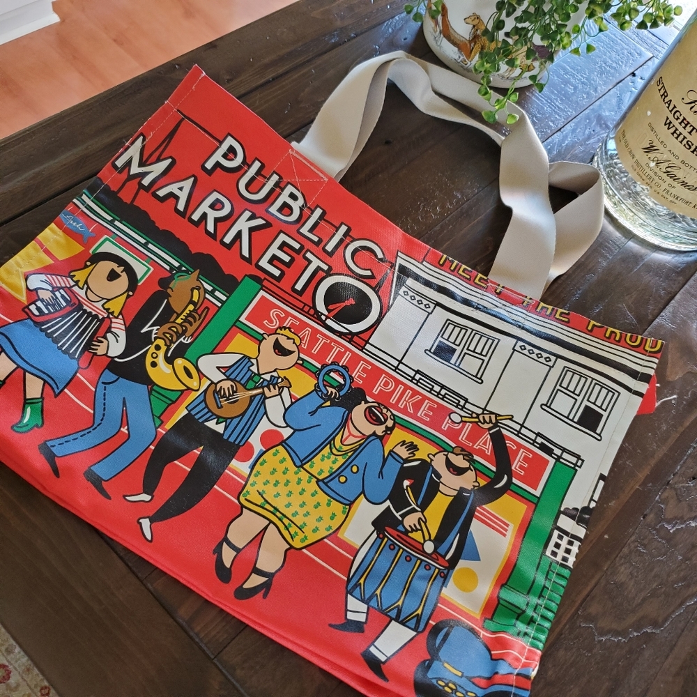 Seattle Pike Place Pub. Mark. Bag